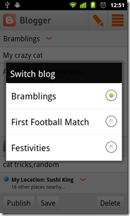 Blogger App Blogger App